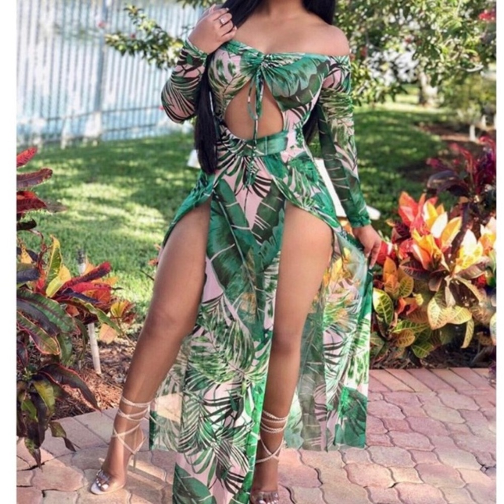 Jungle Fever Green Dress
